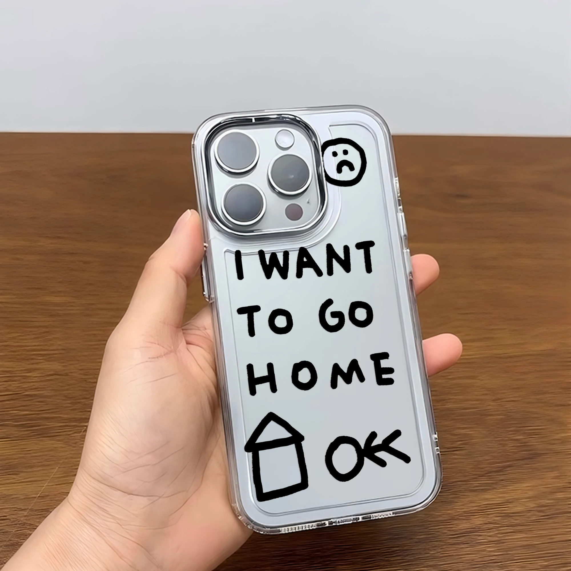 Chic I Want To Go Home Phone Case Cover - Fashion Design