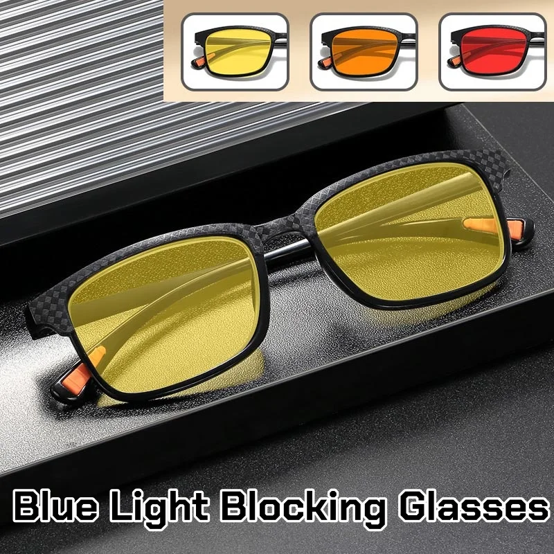 Blue Light Blocking Night Vision Protective Eyewear with Orange or Red Lens