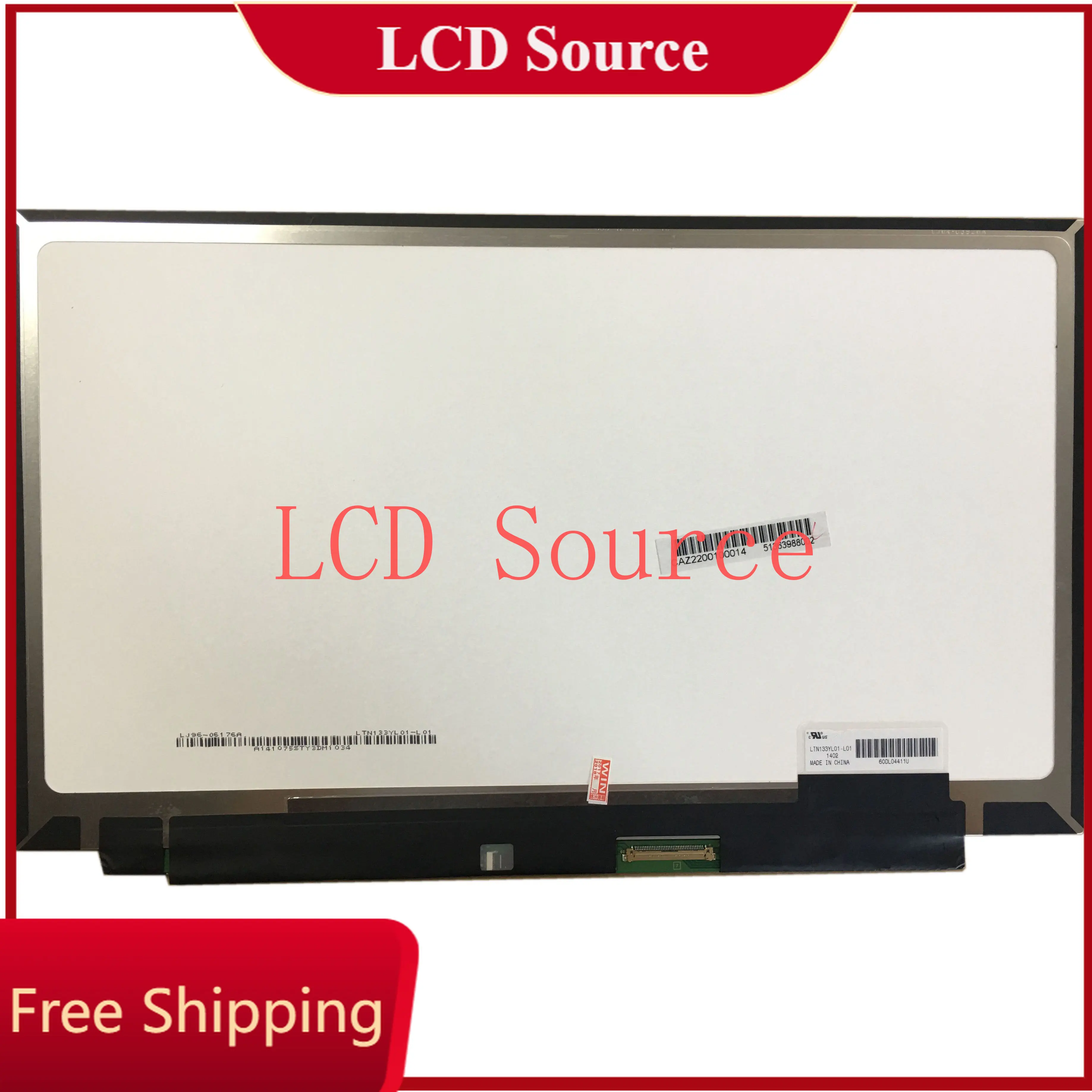 

LTN133YL03-L01 fit LTN133YL03 LTN133YL01-L01 LTN133YL01 L01 LTN133YL05 13.3" 3200*1800 LCD Display Screen NEW NO-TOUCH