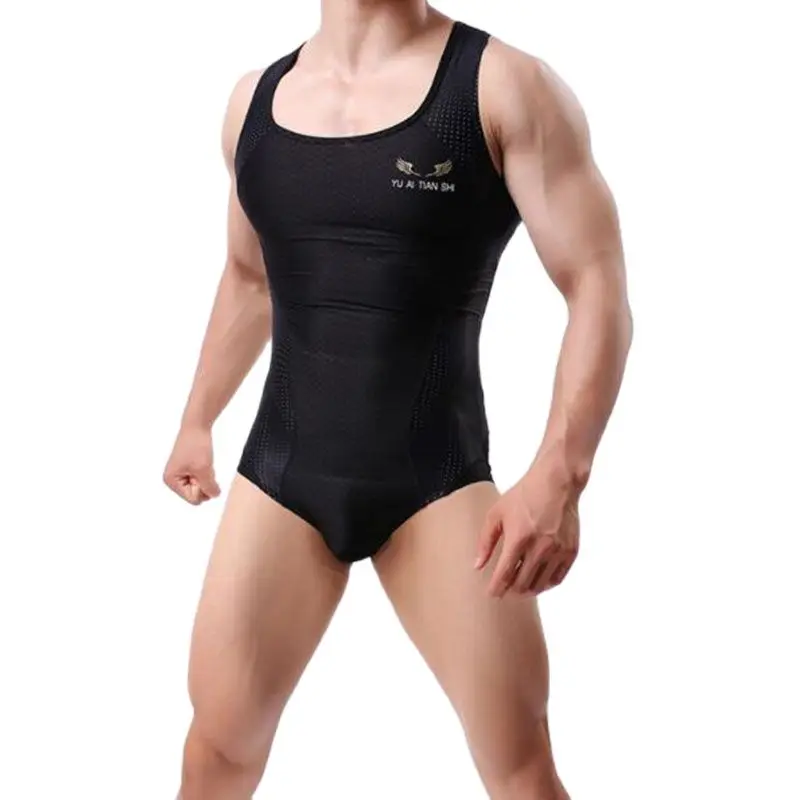 Faja Hombre Slimming Underwear Fitness Men Corset Shirt Undershirt Body Shaper Bodysuit Wrestling Singlet Men Roupas Masculinas