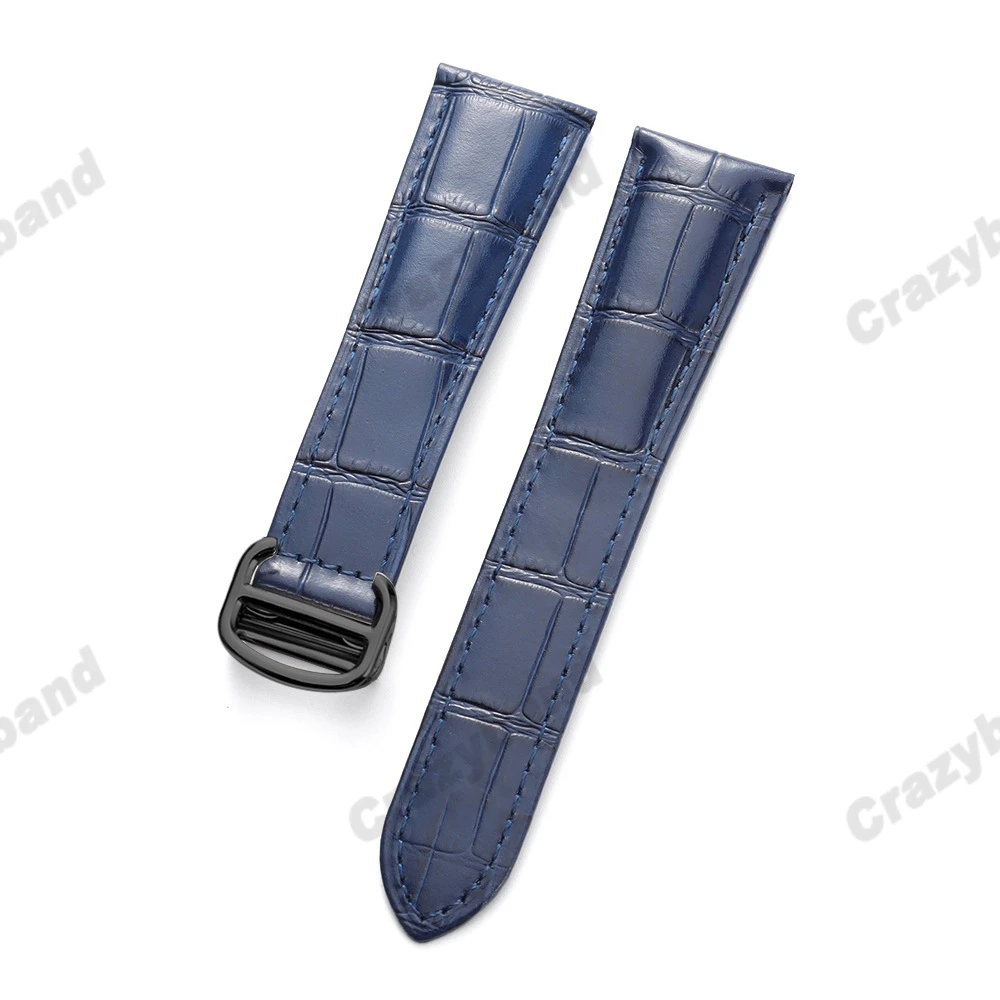 Luxury Genuine Leather Watch Strap - Premium Soft Bracelet for Men’s Wrist - High Quality 18mm, 20mm, 22mm