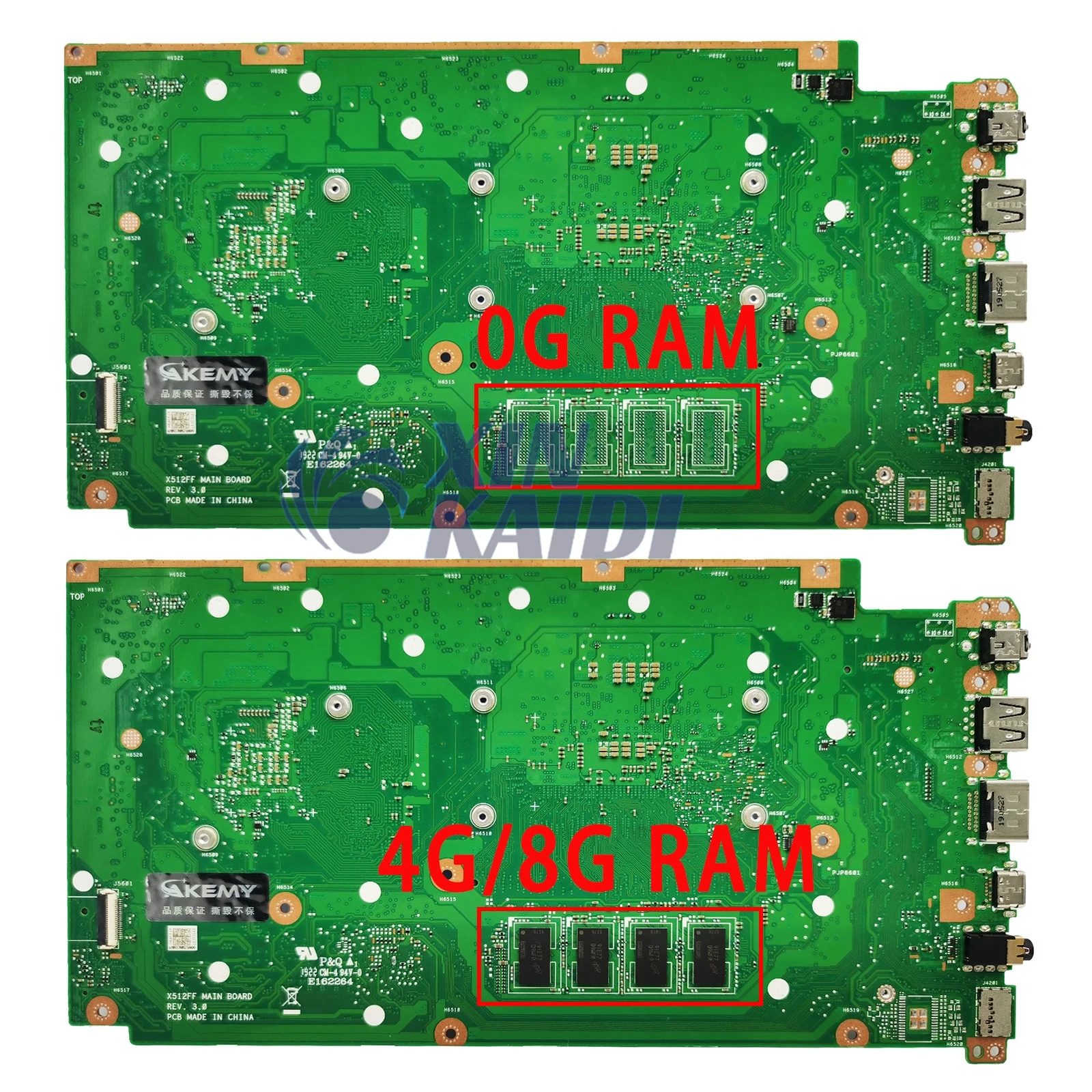 X512FA Mainboard For Asus VivoBook X512FB X512FF X712FA X512FJ X512FJG Laptop Motherboard With I3-I5-I7/8th 4GB/8GB-RAM V2G