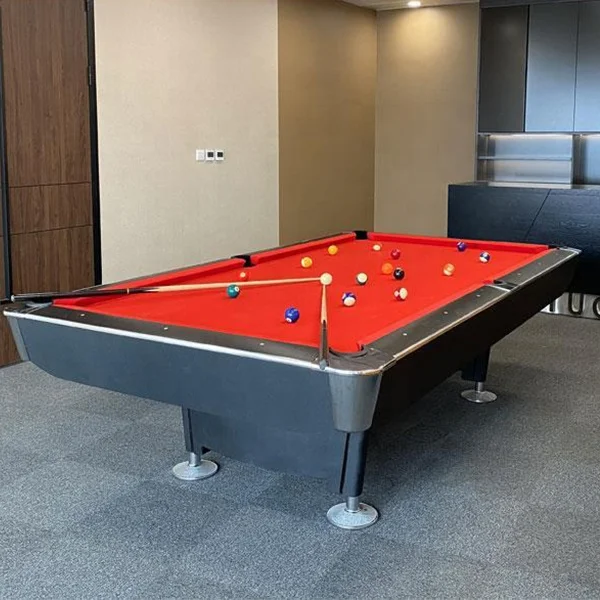 Factory Superior Billiard Table Black 8 Foot 9FT Pool Table Billiard