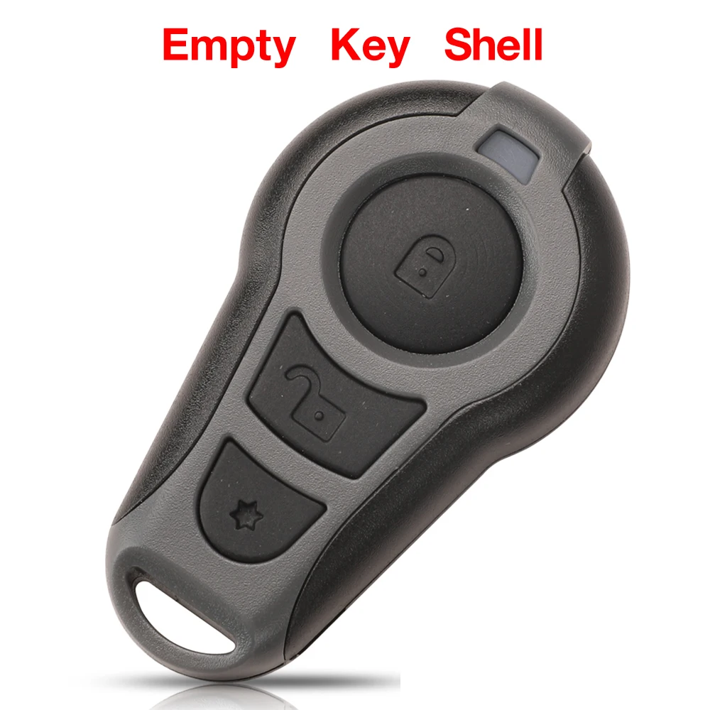 

jingyuqin 10PCS Car Auto Moto Key Case 3 Buttons For Stetsom Remote Control Alarm CX1 Housing Shell Replacement