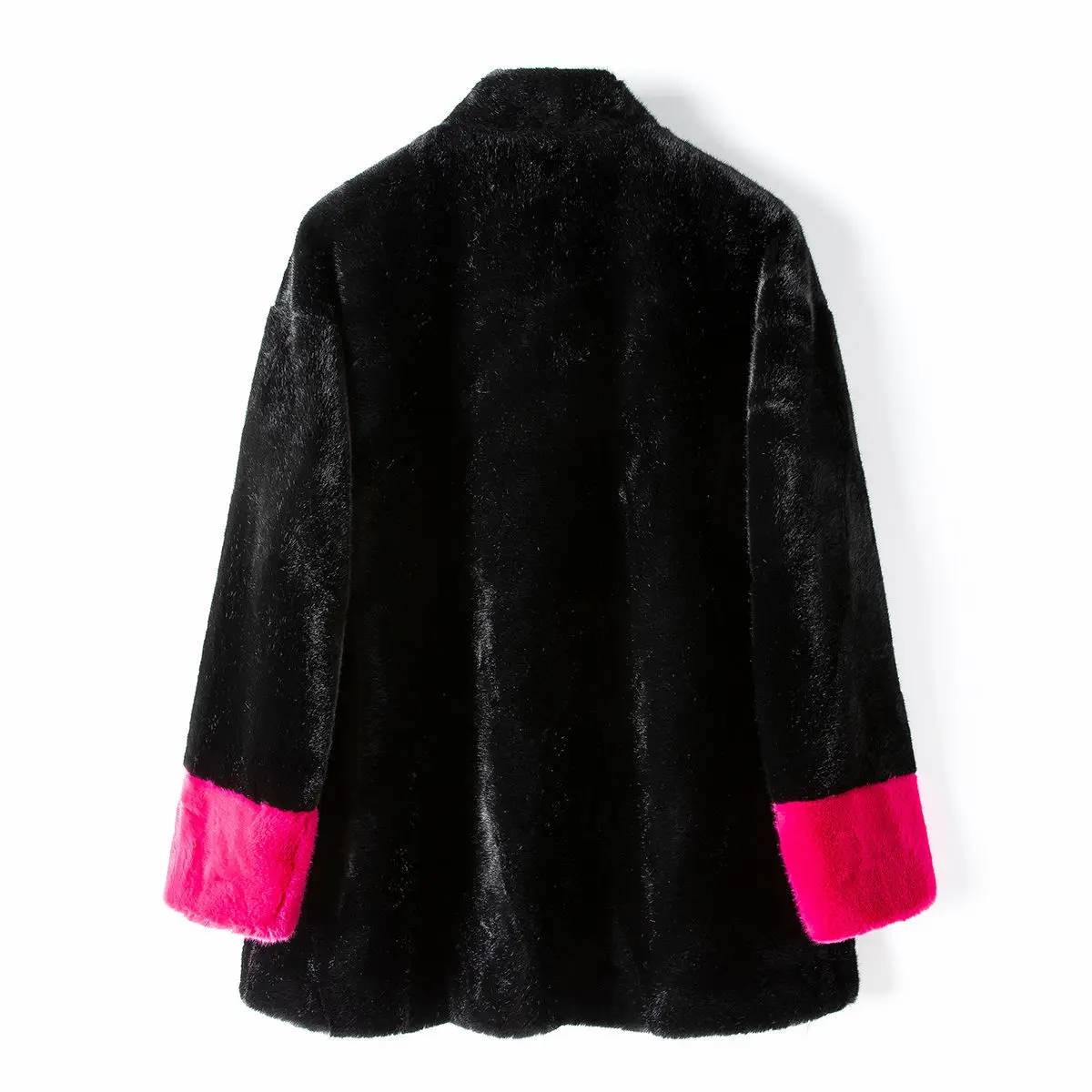 TrendWoman Clothing2024 Winter New Product Mid Length Environmentally Friendly Fur Coat For Women'S Internet Popular Gold Mink F