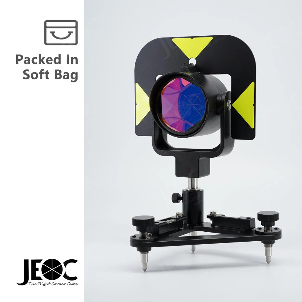 

JEOC GPR121 Prism & Accurate Tribrach Set, Surveying Reflector for Leica Total Station System