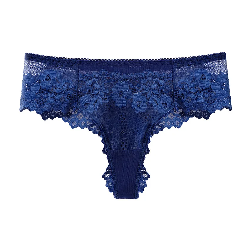 Lace Thong Women Lace Low Waist Panties Sexy Transparent Underwear Ladies Briefs Lingere Panty Underware Womens Lingerie