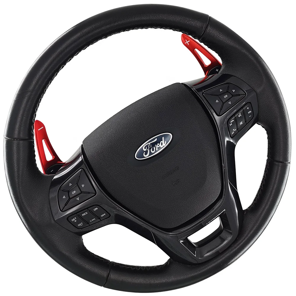 Palettes De Changement De Vitesse Pour Volant Ford - Noir - Alliage Alu - Explorer, Taurus, Edge