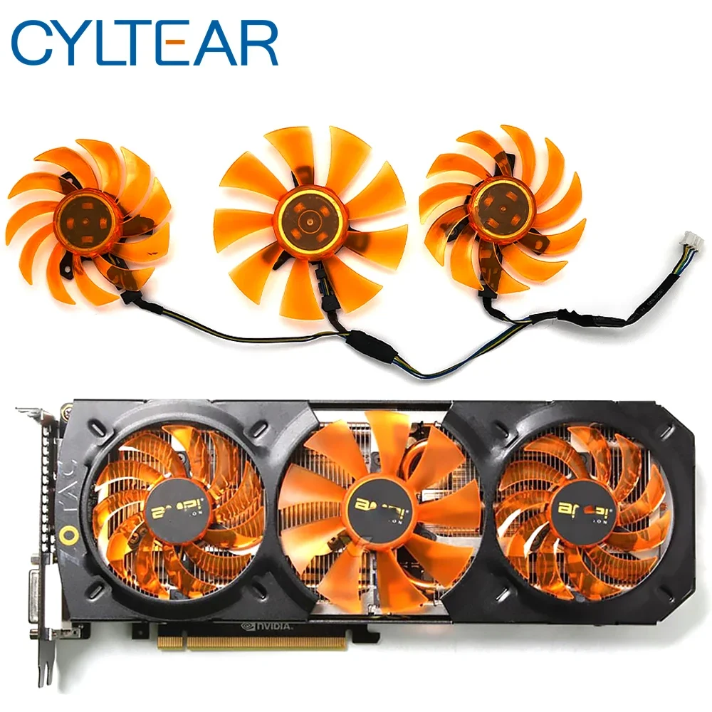 Nuova Ventola Di Raffreddamento Gpu Per Zotac Gtx 780 770 Amp 980 Gtx770 Ventole Di Raffreddamento Della Scheda Grafica Muslimexat4Pin 75Mm 87Mm