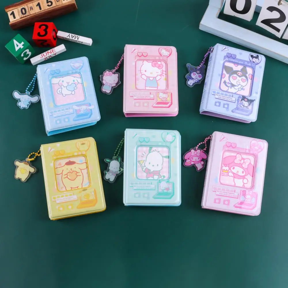 

3Inch Photo Card Sanrio KT Cat PC Dog Photo Album Holder Kpop Idol Card Binder Collection Book 40Pocket Business Card Book Album