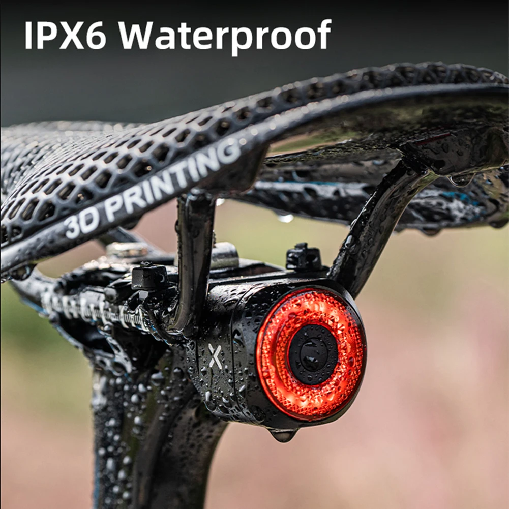 Bicycle Tail Light USB Rechargeable Cycling LED Taillight 4Mode Automatic Brake Sensing Team Sync Bicycle Rear Light XOSS XR Pro