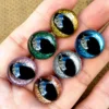 10pair 3D Glitter Plastic Cat Safety Eyes For Crochet Toys Puppet Plush Toy Doll Eyes For Amigurumi Diy 12/15/16/18/20/24mm 2