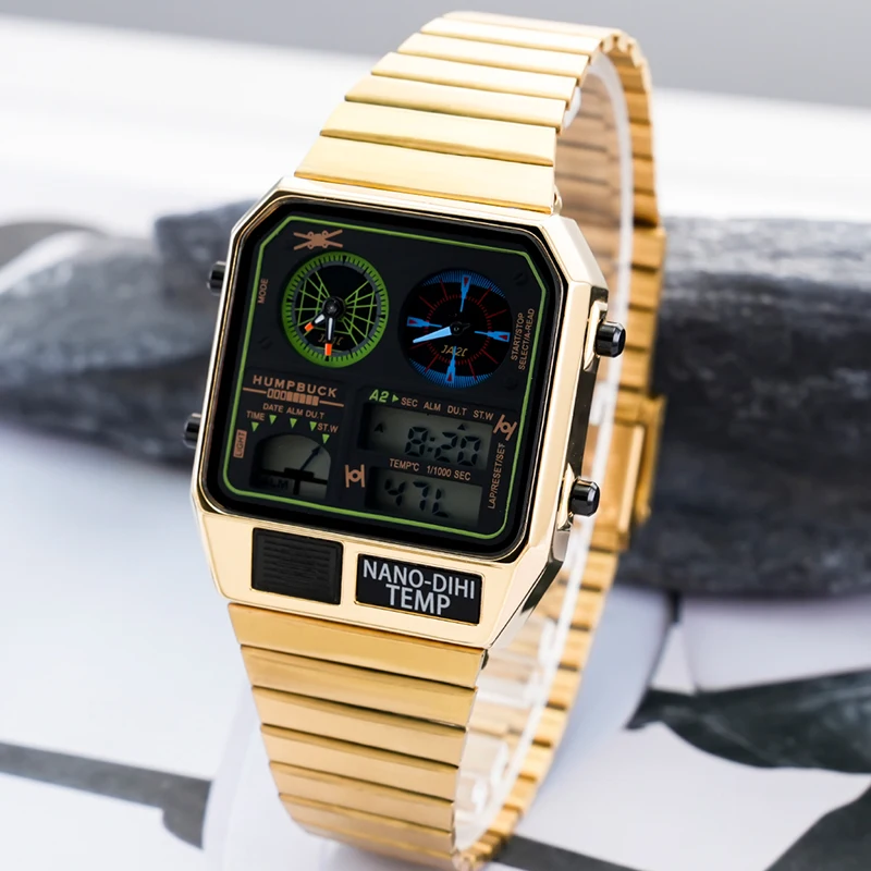 HUMPBUCK Date Display Watch Never Miss a Day with Waterproof Design