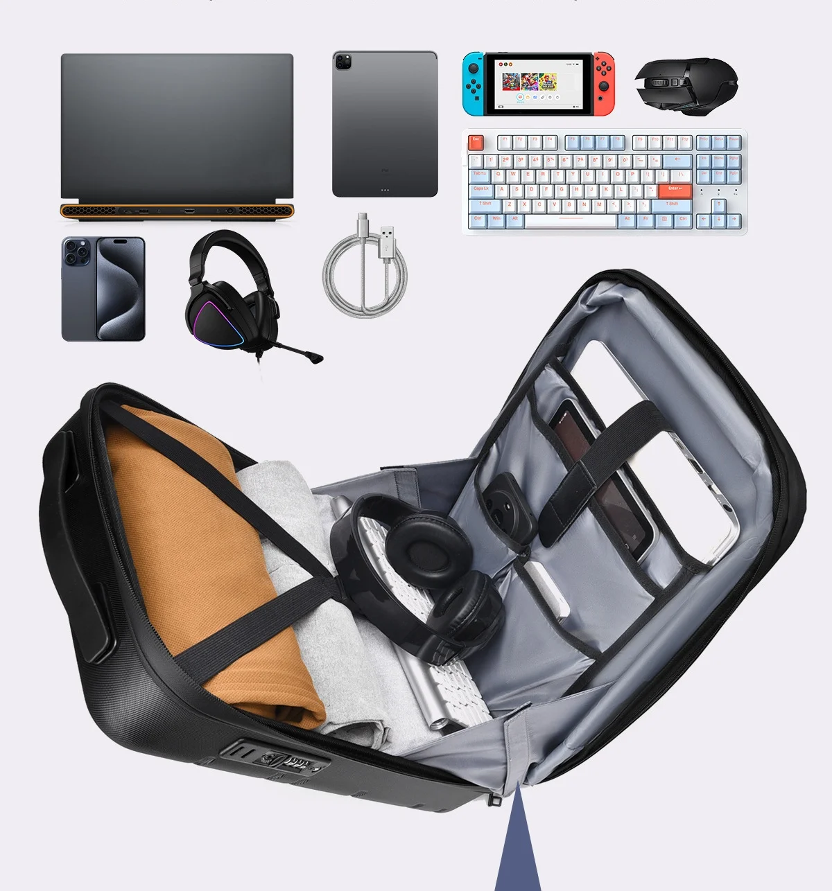 Air cushion shoulder strap