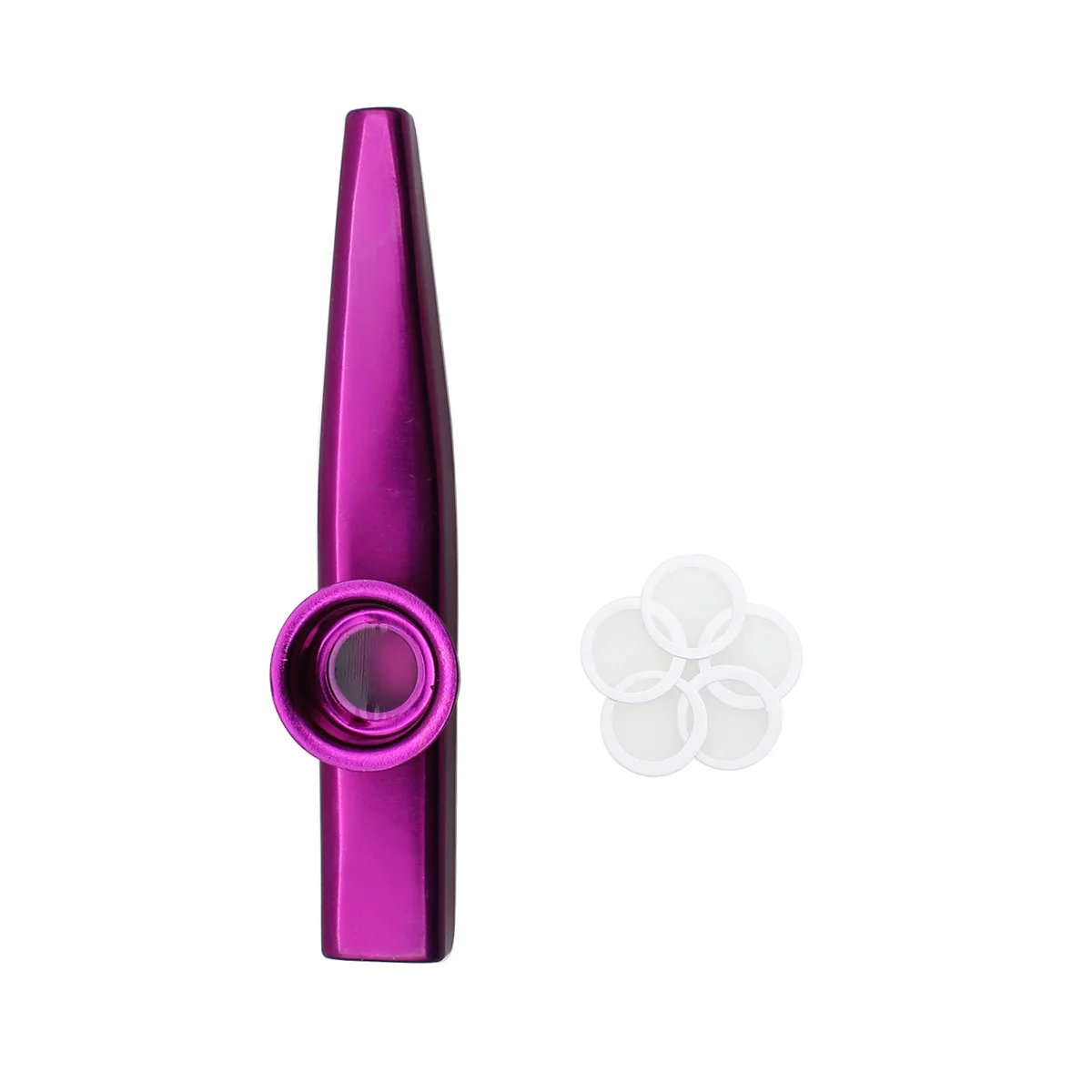 Metall Kazoo Musikinstrumente Flöten Membran Mund Kazoos Musikinstrumente Guter Begleiter für Gitarre