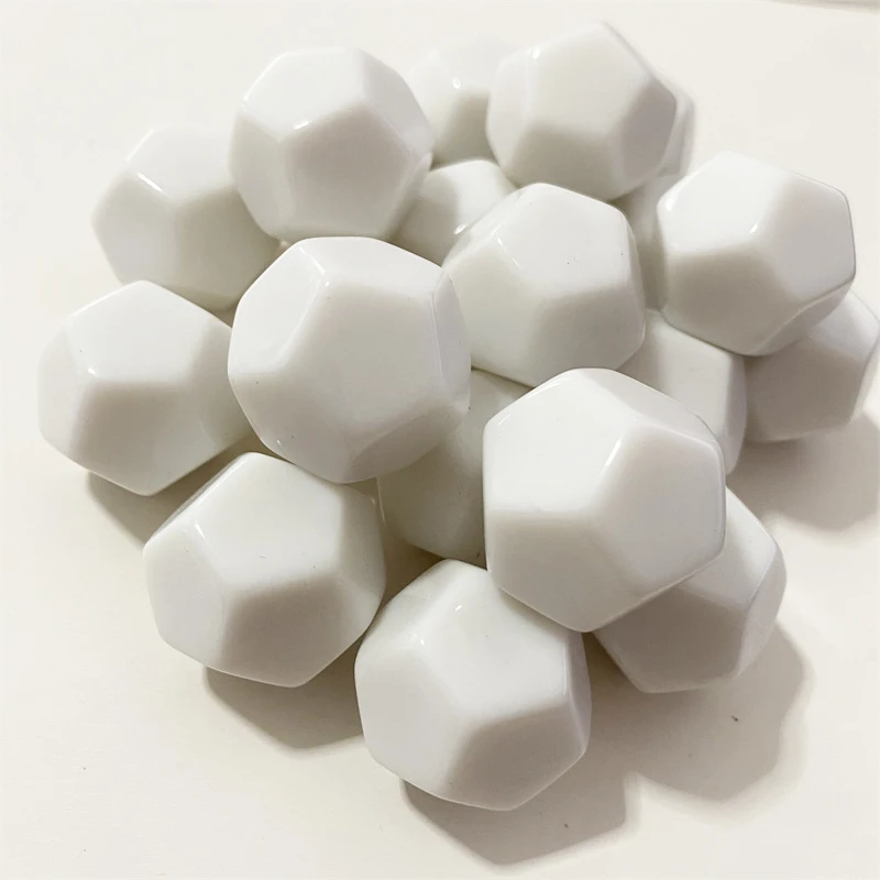 Game Dice Set 5/10/20Pcs D12 22mm Blank for Board Games