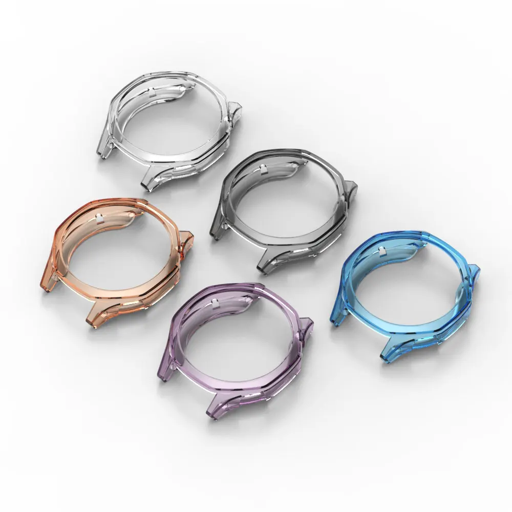 Premium Silicone TPU Smartwatch Protective Case with Screen Protector Frame