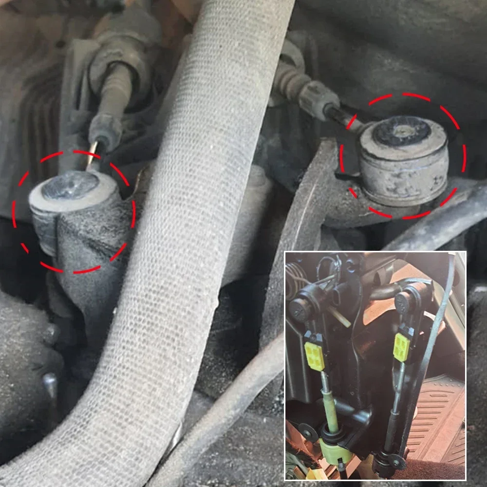 For Citroen Grand C4 Picasso 2013 2012 2010 2008 Manual Gear Shift Cable Selector Lever Linkage End Collet Pivot Bushing Kit