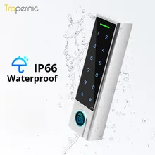Ip65 Waterdichte Outdoor Ttlock Smart Lock Toegangscontrole Reader Systeem Alexa Vingerafdruk Bluetooth Rfid Wachtwoord Card App