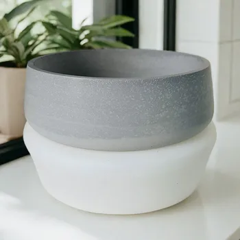 Round Cement Candle Mold 1