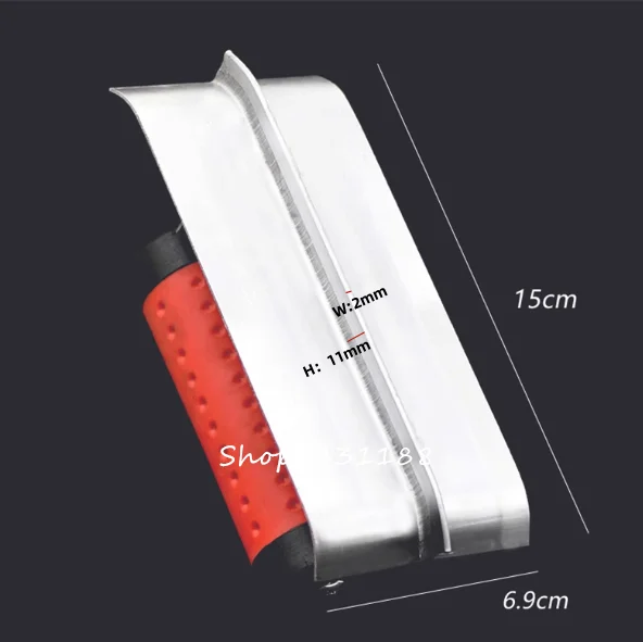 1pcs 15*6.9cm High quality Steel Tiling Tools Trowels Workers Plastering Decoration Knives Ceramic concrete Joint Making Tool
