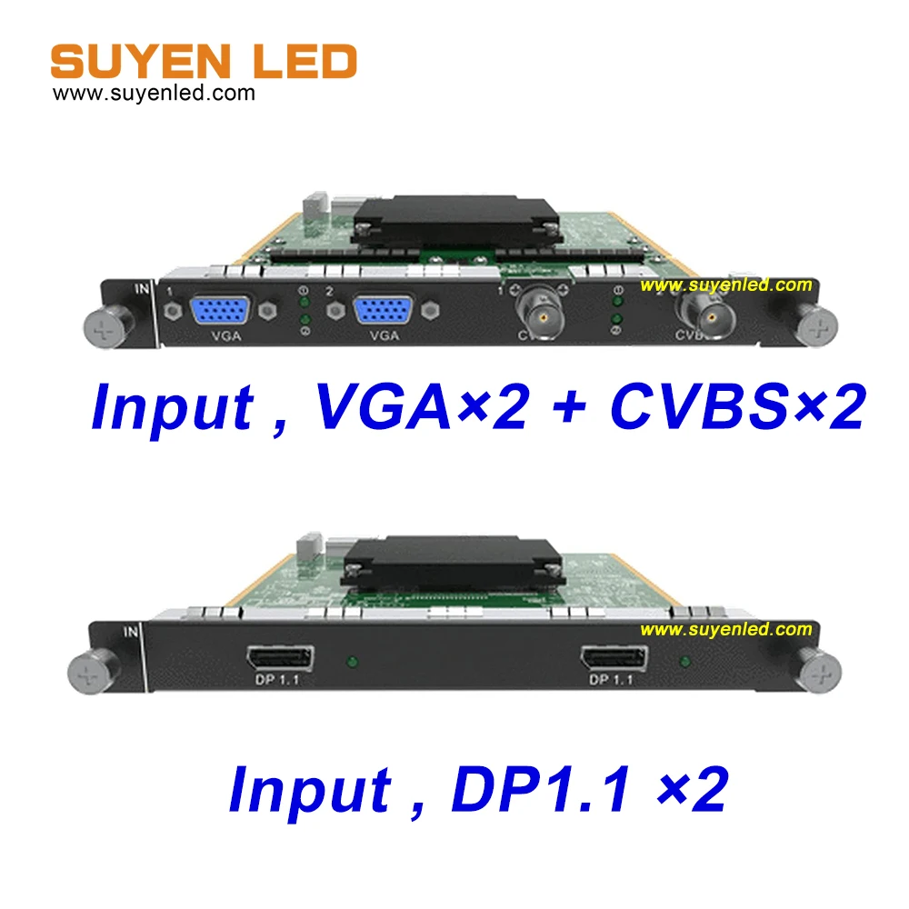 Novastar H 시리즈 LED 스크린 입력 카드, H2 H5 H9 H15 용, 3G-SDI 12G-SDI VGA CVBS DVI HDMI DP, 최고의 가격