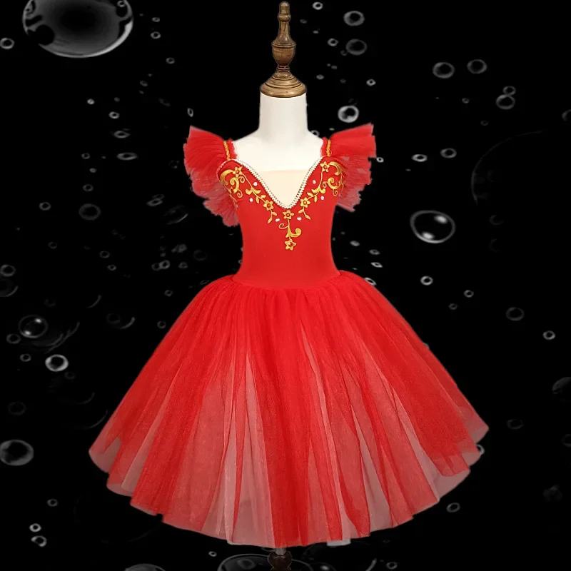 الصيف فتاة فستان الباليه توتو الاطفال ملابس الأطفال يوم Vestidos ملابس رقص الفتيات فساتين غير رسمية ثياب الباليه الزي