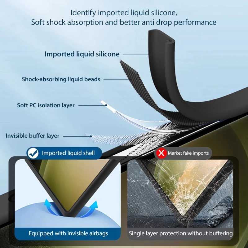 Magnetic Liquid Silicone Shockproof Case with MagSafe Wireless Charging Compatibility