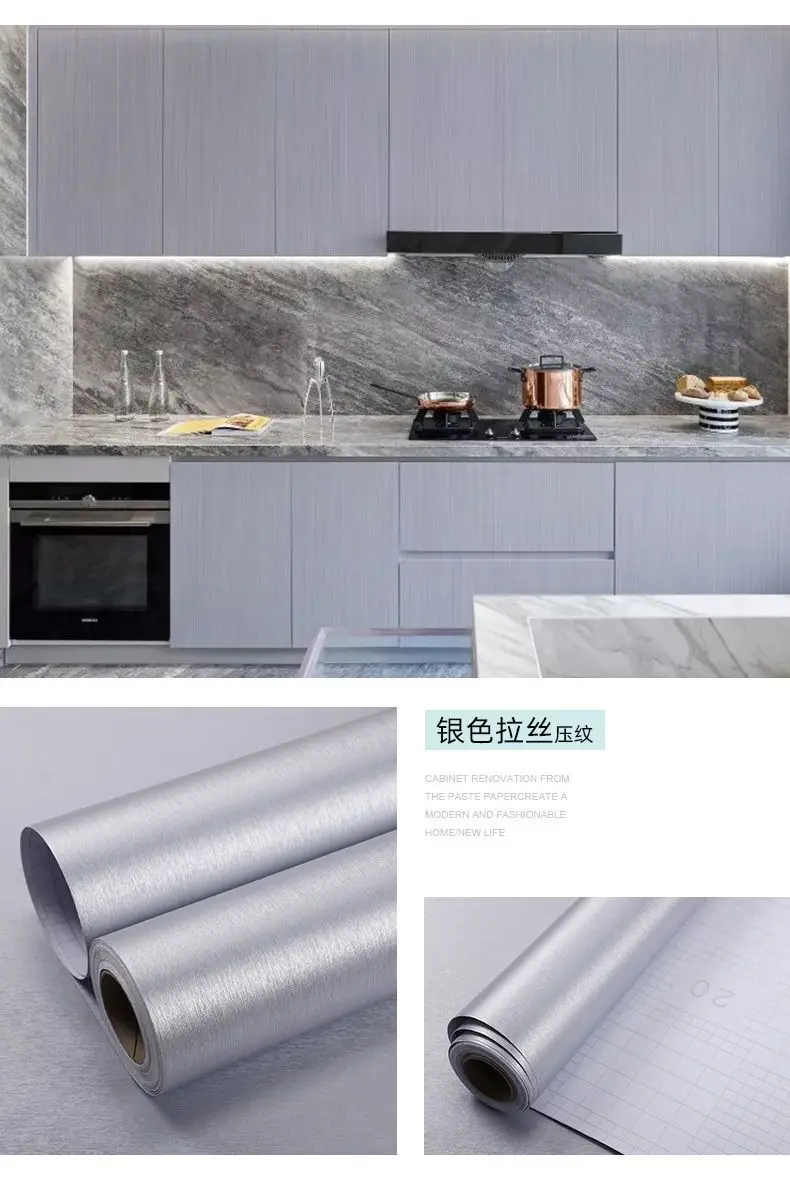 Frigorífico etiqueta escovado decoração home, engrossado porta