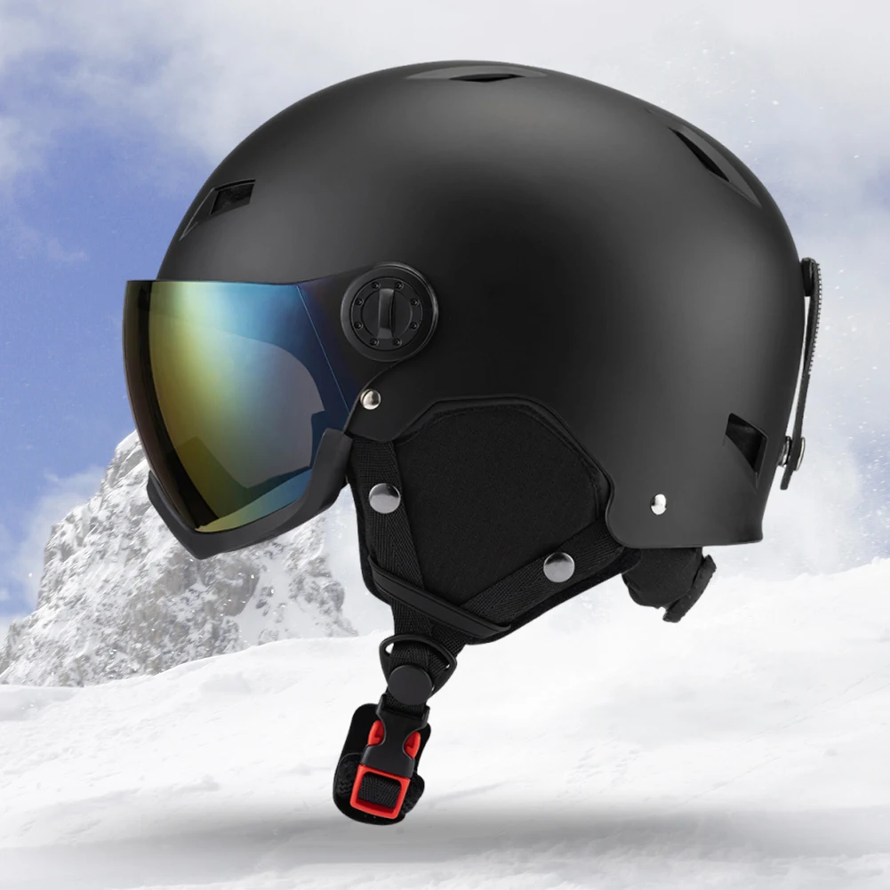 

Ski Helmet EPS Snow Helmets Anti-Fog Women Men Anti-Impact Safety Snow Helmet Ski Glasses Sports Warm Helmets Integrally Molded