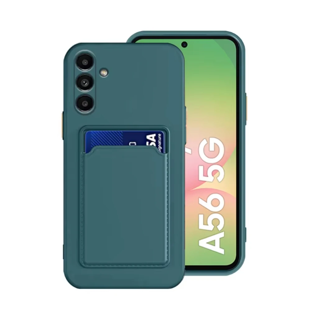 Silicone Wallet Card Holder Phone Case Cover