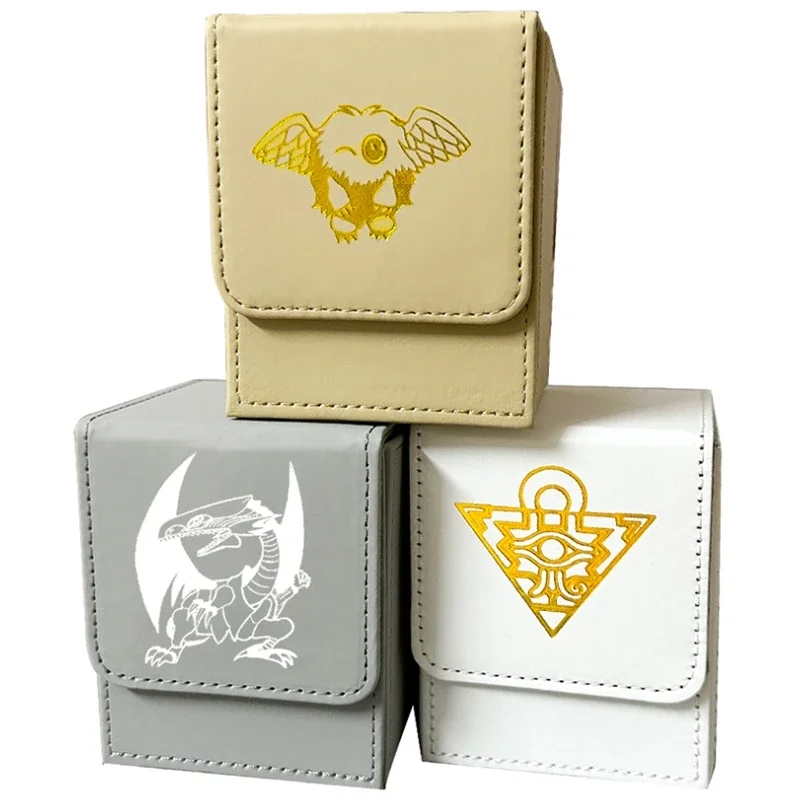 

Yu-Gi-Oh DIY голубые глаза, белый дракон Kuriboh Ultimagear мкА, кожаный бокс для хранения, может вмещать 100 больше карт, коллекционная карта