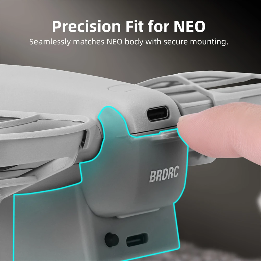 LED Light Landing Gear Rechargeable Lighted Kickstand Battery Protector for DJI Neo Accessories