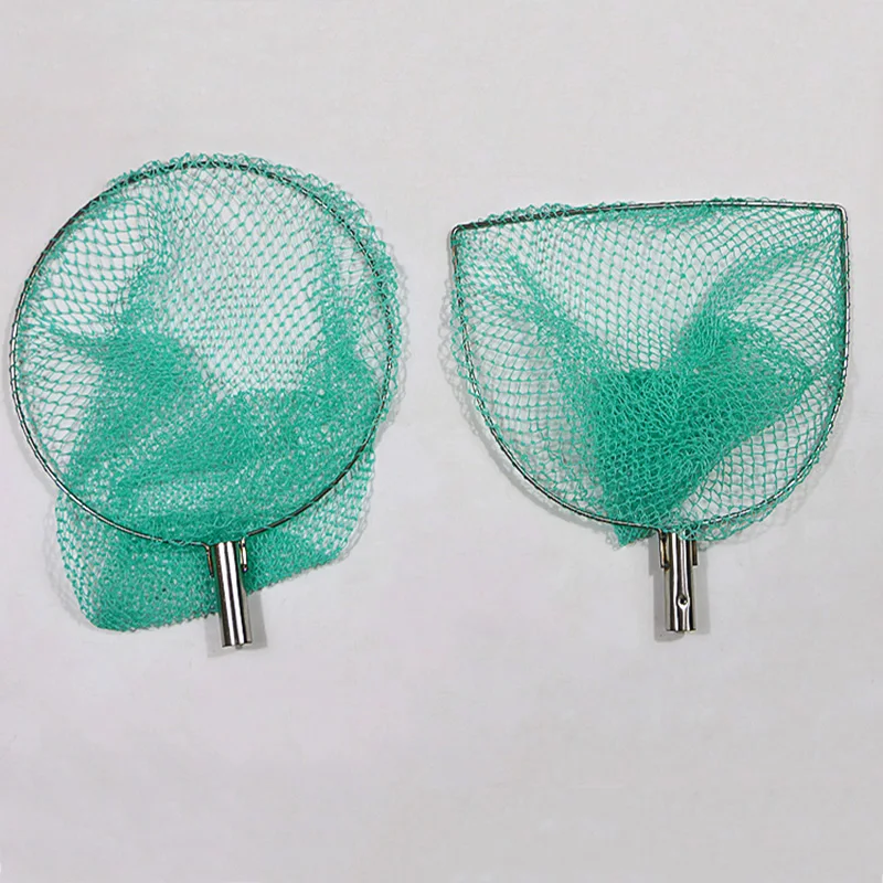 Lawaia 낚시 뜰채 스테인레스 스틸 네트 헤드, 멀티 스트랜드 나일론 낚시 그물, 플라이 낚시 딥 네트, 페스카