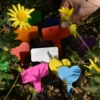 20PCS Plant Markers Plastic Waterproof Labels Stakes 59*98MM Garden Bonsai Succulent Seeding Thick Tag Sign on Soil Paint Sticks 5