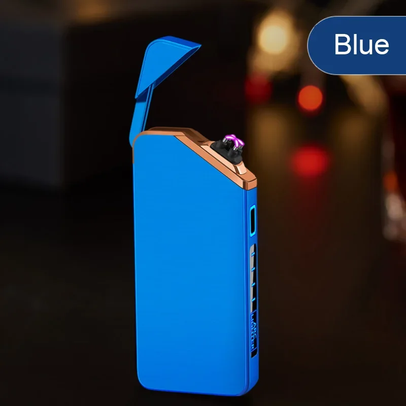 2025 New Laser Electric Lighter Rechargeable Pocket Plasma Lighter Windproof Type-C Portable Electronic