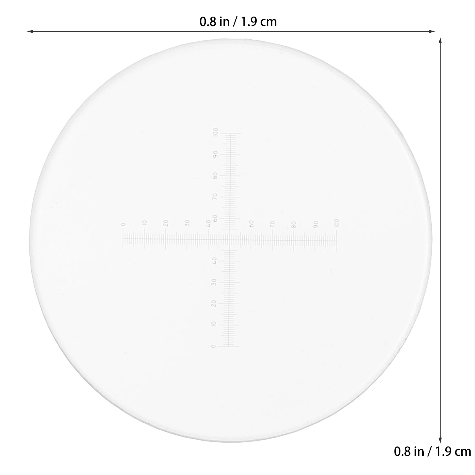 정밀 안구 마이크로미터 10Mm 크로스 현미경 교정 눈금자 현미경 카메라 용 0.1Mm 분할 접안 렌즈 마이크로미터