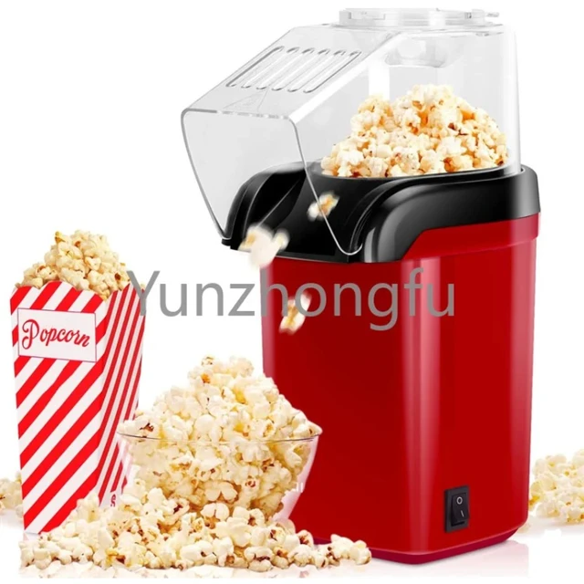 5 Core Hot Air Popcorn Popper Machine 1200W Electric Popcorn Kernel Corn  Maker Bpa Free, 95% Popping Rate, 2 Minutes Fast, No Oil-Healthy Snack for