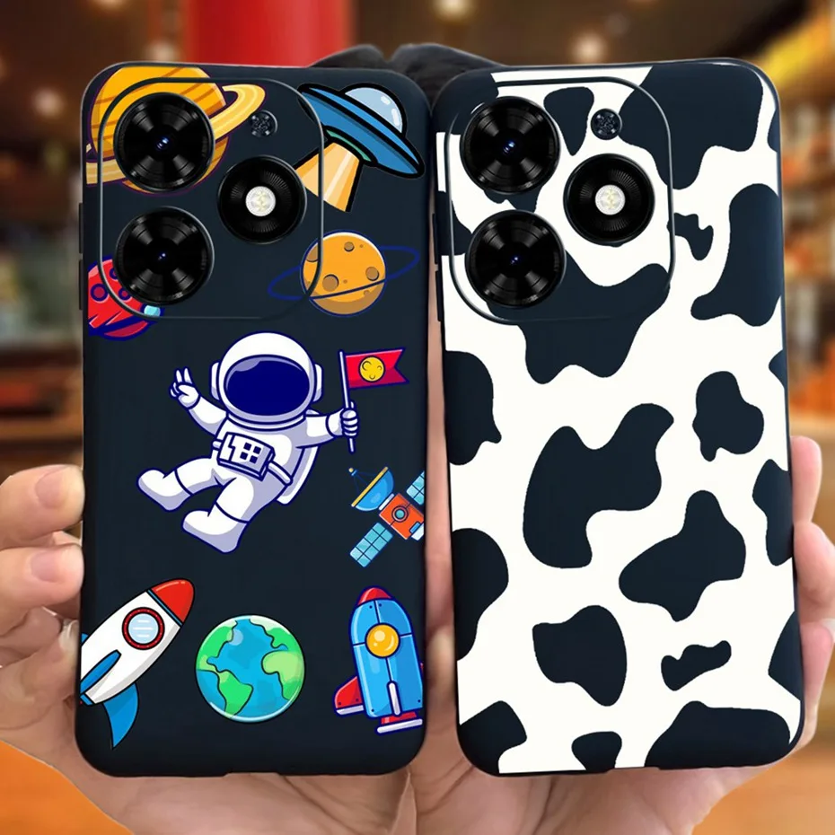 Sunflower Pattern Soft Silicone TPU Jelly Phone Case - Fashionable Protective Bumper Cover