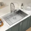 33 Drop In Kitchen Sink Workstation -  33x22 Kitchen Sinks Drop In Stainless Steel 16 Gauge Single Bowl Handmade 2