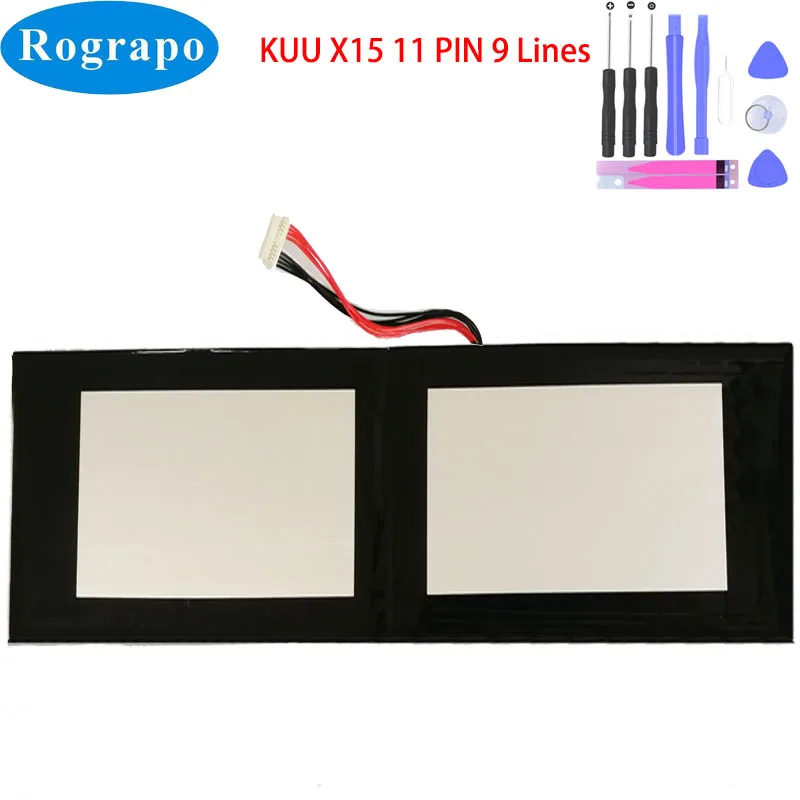 Bateria do Portátil para Notebook 11 Pinos Ferramentas de Fio 7.6v 6000mah Novo Kuu-x15
