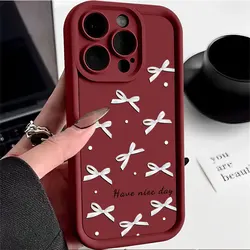 Fashion Bow Print Soft Silicone Bumper Protective Phone Case for Tecno Spark30 5G (RD - JGK2020)
