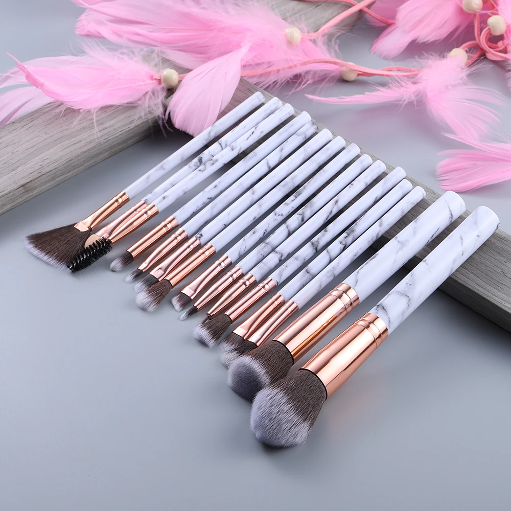 KOSMETYKI White Makeup Brushes Tool Set Cosmetic Powder Eye Shadow  Foundation Blush Blending Beauty Make Up Brush Maquiagem - AliExpress