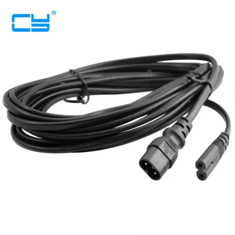 

C7/C8 Power "8" Figure Adapter Converter Cable,European IEC320 C7 Female to C8 Male Plug Extension Cord,30CM,1 pcs