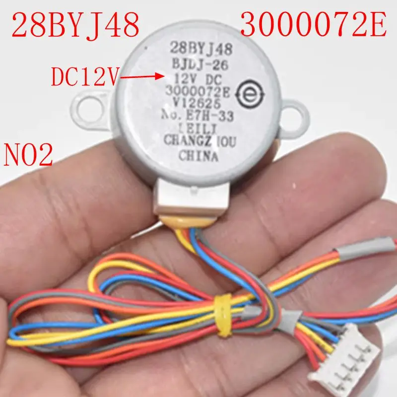 DC12V Step Motor For Haier Air Conditioner Accessories Sync Swing Motor 28BYJ48 3000072E 3000072A parts
