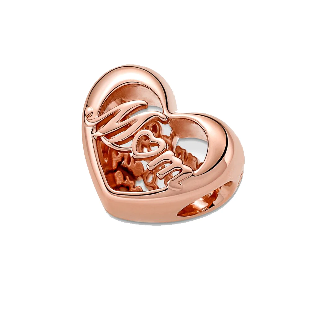 Classic 925 Sterling Silver Rose Gold 
