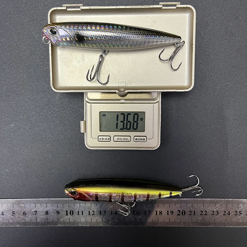 Topwater Pencil Fishing Lures Floating Walk the Dog Plastic Swimbait Wobbler Artificial Hard Bait Fishing Equipment 100mm 13.5g