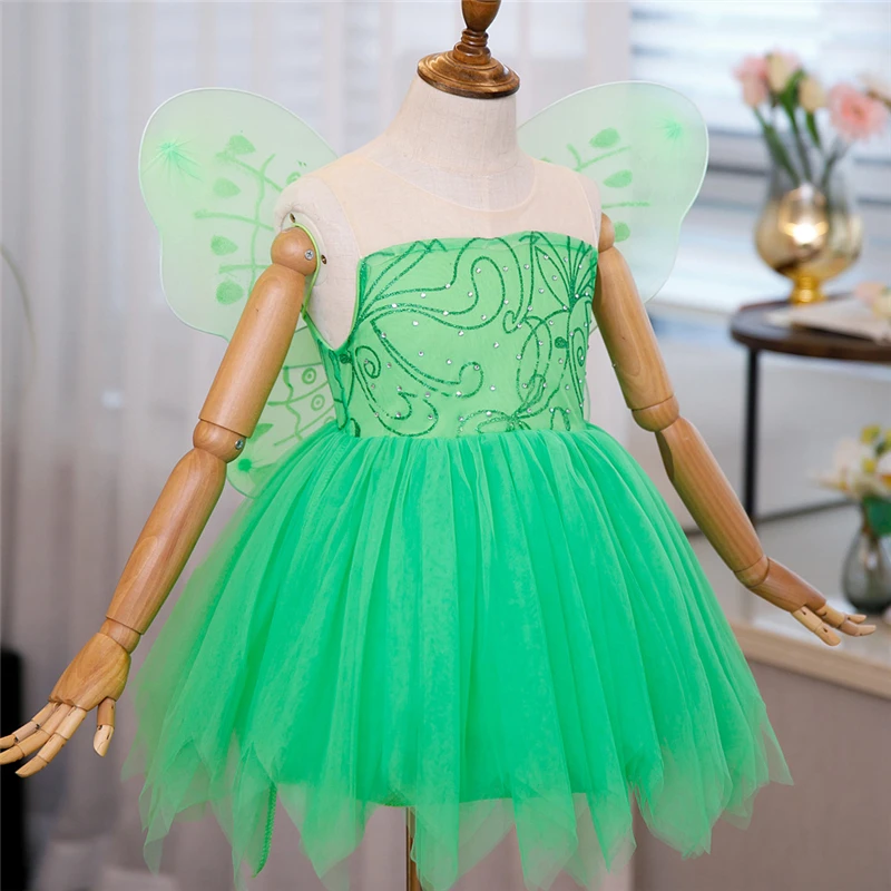 Baby Girls Fairy Tinkerbell Dresses Fancy Summer Princess Birthday Wedding Halloween Party Cosplay Costume Kids Children Clothes - AliExpress 1501 Baby Girls Fairy Tinkerbell Dresses Fancy Summer Princess Birthday Wedding Halloween Party Cosplay Costume Kids Children Clothes - AliExpress 1501