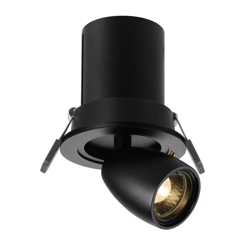 

Zoom Dimming embedded folding LED downlight 1W 3W LED spotlight living room TV background wall aisle ceiling COB downlightp