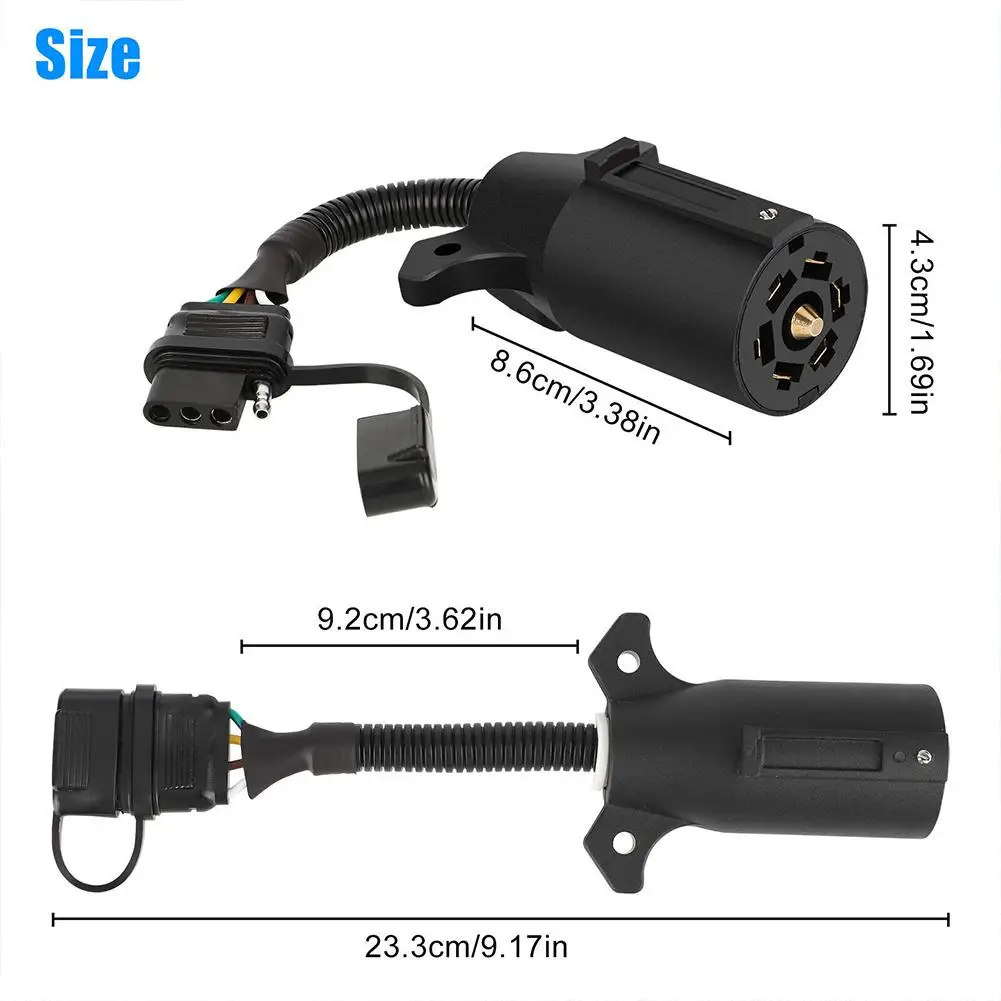 Рисунок 2 - 7-ходовой адаптер лезвия в 4-ходовой плоский прицеп